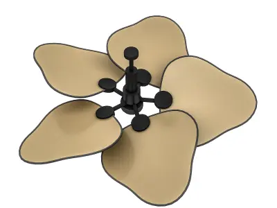 bohemian prop 3D model Low-poly 3D model