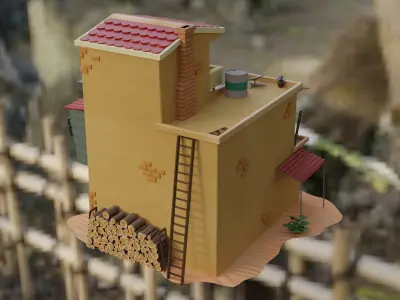 Sitilized House 3D model