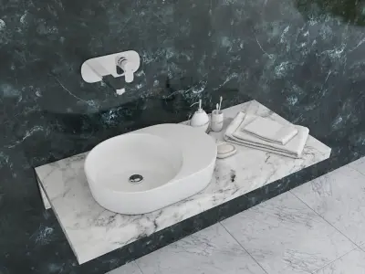 washbasin Ravak Moon 2S 3D model