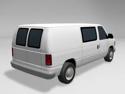 Panel Van 3D model