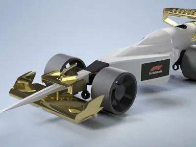 F1 in School Car Model 3D print model