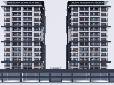 modern building  3D model