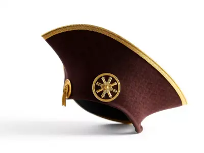 Historical Pirate Hat Model Pack Low-poly 3D model