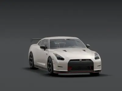 Nissan GTR - NISMO Low-poly 3D model