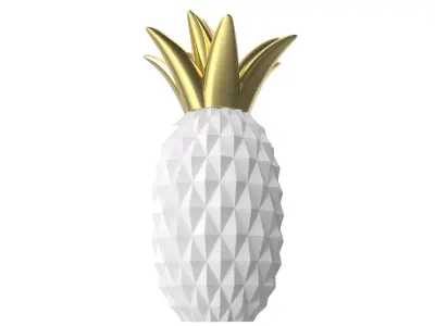 Pineapple Low-poly 3D model