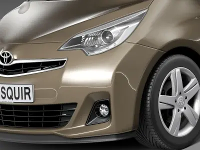 Toyota Verso S 2015 3D model