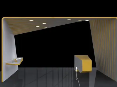 Stand Line Free 3D model