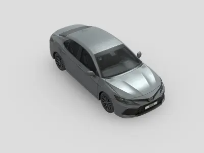 Toyota Camry LE Hybrid 2023 Low-poly 3D model