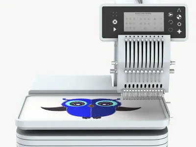 Embroidery Machine 3D model