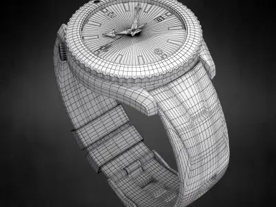 Omega Seamaster Watch 3D model
