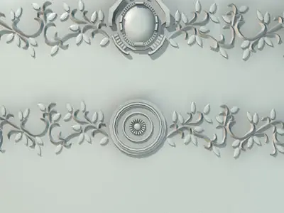 Stucco decorations 3D model