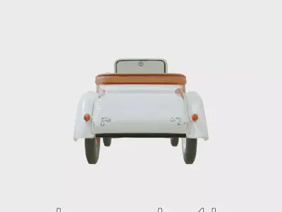 Percheron Horse Elegant Movement Model Low-poly 3D model