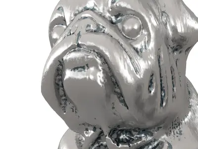 Figurine dog 3D model purchase