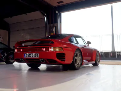 CUSTOM GARAGE CGI SCENE 3D model