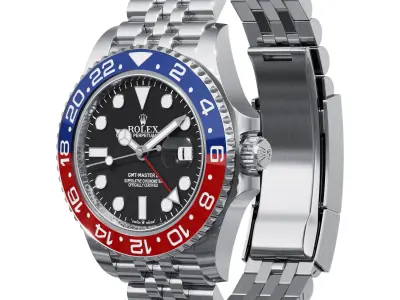 Rolex GMT-Master II pepsi 3D model