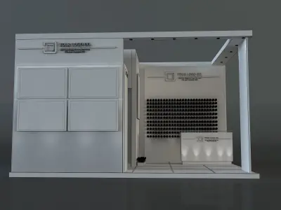 Booth Exhibition Stand a648b  3D model