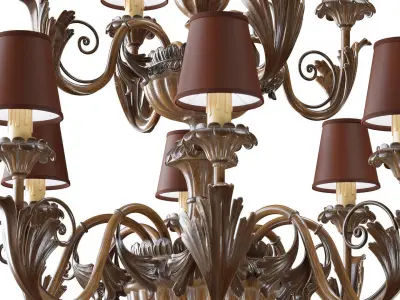 Chandelier Silvano Grifoni 12 3D model