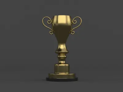 Trophy Cups Collection 3D model