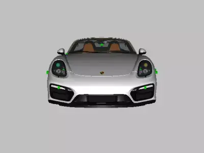 Ferrari porsche sports car 3D model