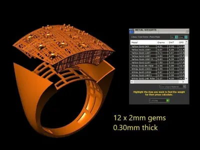Fusion Ring 3D print model