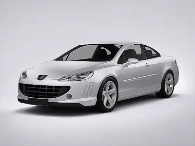 Peugeot 407 Coupe 2013 3D model