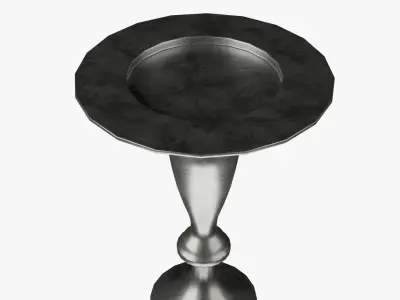 Candle Holder Low-poly 3D model