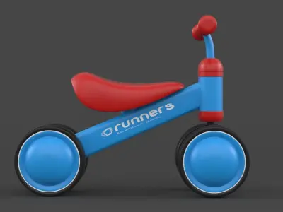 Baby Balance Bike 3D model
