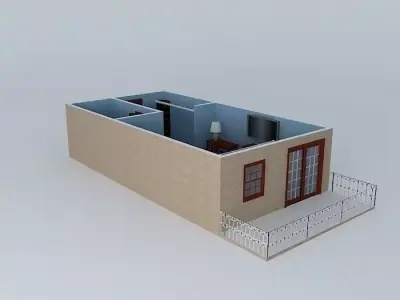 Luxury Hotel Room Free 3D model
