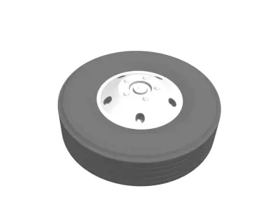 Wheel car - High poly for bakes and renders 3D model