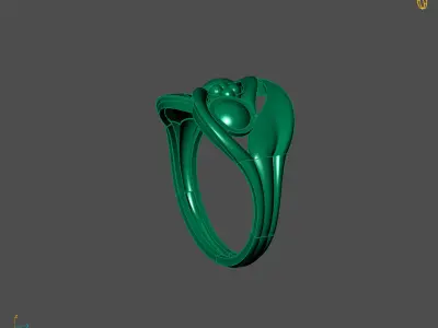 Women Plain Ring Ready STL 3DM Models Womens Rings 3D models 3D print model