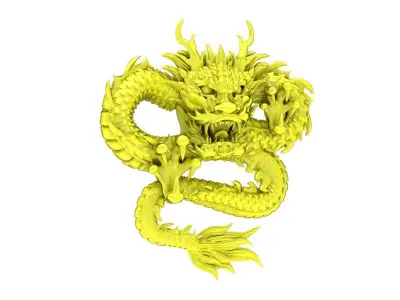 Chinese Dragon Jewelry Model  4772 3D print model