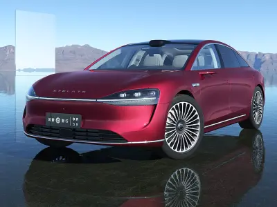 2024 Huawei HIMA STELATO S9 with interior  3D model