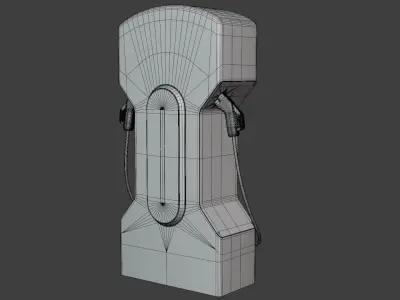 EV charger XXIX PBR 3D model
