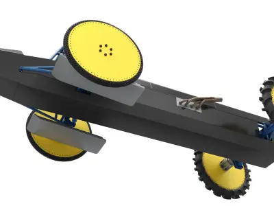 Swamp buggy Scale 1 to 25 3D print model