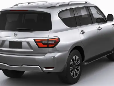Nissan Patrol 2020 3D model