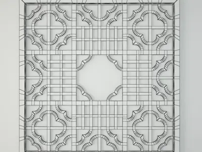 Mirror Screen Wall Art 3D model