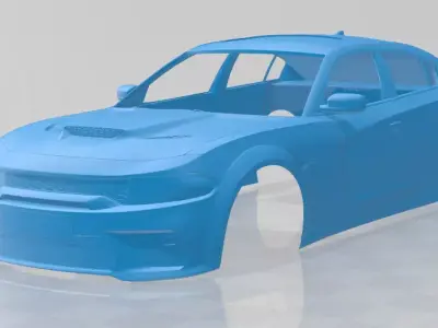 Dodge Charger SRT Hellcat Widebody 2020 - Body Car STL 3D print model