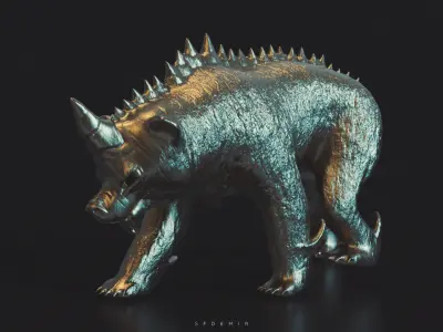 Fantastic Bear 3D model