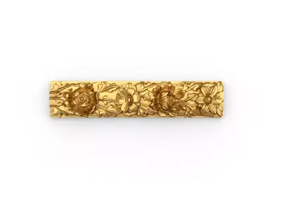 Classic carved decor ornament 352 3D model
