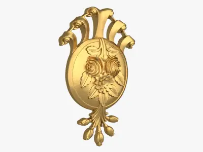Classic decor ornament 224 3D model