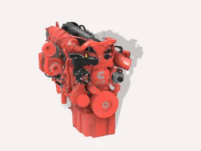 Cummins X12 ISG DIESEL ENGINE 3D print model