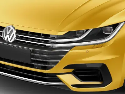 VW Arteon R-line 2018 3D model