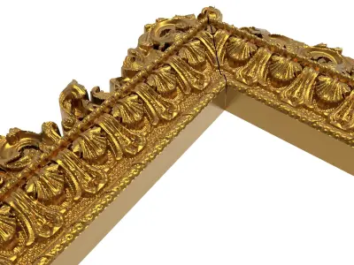 carved frame 3D model 30