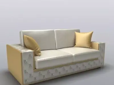 Sofa luxury 3D model