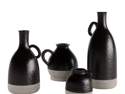 Amalia Handled Jug Vase 3D model