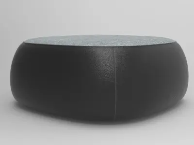 Gomi Pouf Low-poly 3D model