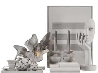 Decorative set 0037 3D model