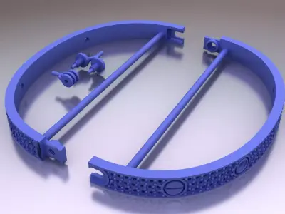 LOVE BRACELET WITH THE STONES 3D MODEL 3D print model