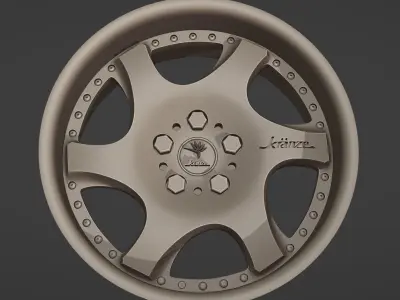 wheel kranze bazreia printable 1-24 3D print model