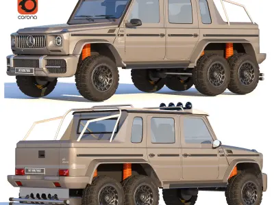 OFF ROAD BENZ G63 3D model by mohsenzahedi73
